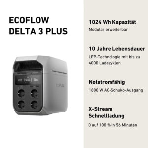 Alternative view of EcoFlow DELTA 3 Plus Powerstation