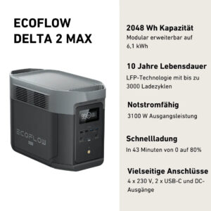 Alternative view of EcoFlow DELTA 2 Max Powerstation